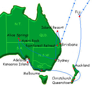 z[CU184] Australia, New Zealand & Fiji