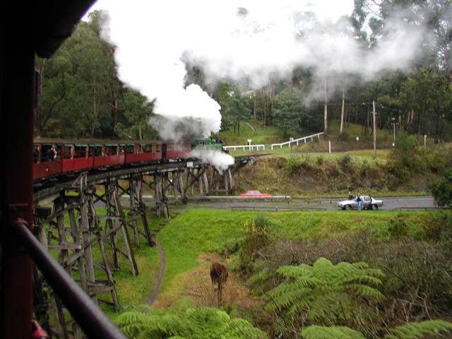 Puffing Billy Steam Train, Melbourne, Australia